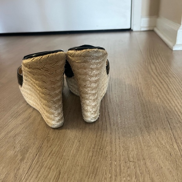 Jimmy Choo Pandora Wedge Platform Slip-On Sandals Shoes Sz. 40 / 10 US - Picture 3 of 5